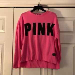 Pink VS PINK crew neck sweatshirt